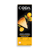 CODA - CREAM AND CRUMBLE - CHOCOLATE BAR - 100MG